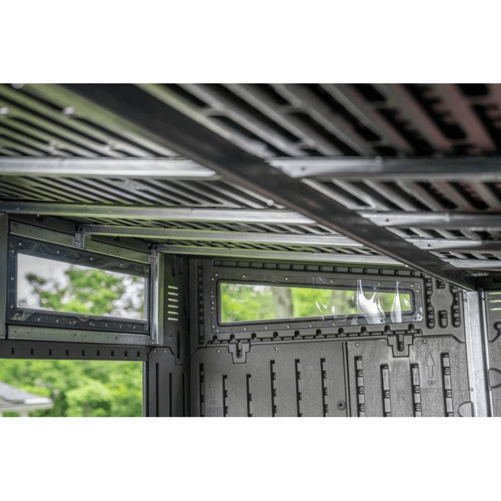 Modernist 3.05 m × 2.13 m Barn Door Storage Shed